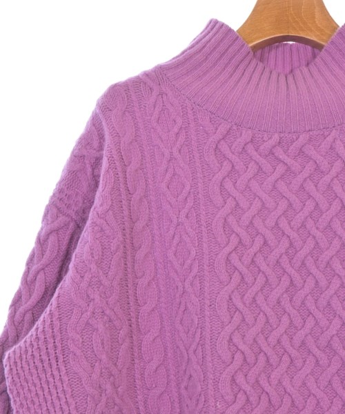 green label relaxing（グリーンレーベルリラクシング）ニット・セーター 紫 サイズ:F レディース/2200675580045