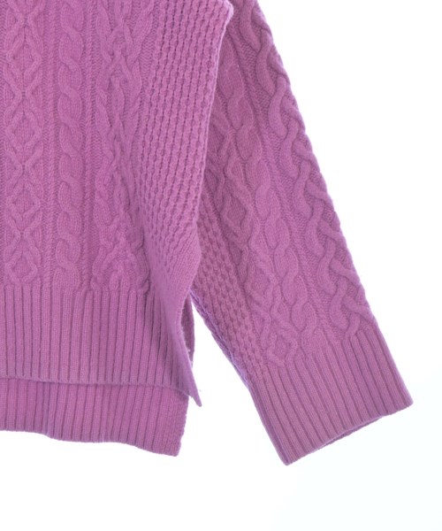 green label relaxing（グリーンレーベルリラクシング）ニット・セーター 紫 サイズ:F レディース/2200675580045