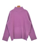 green label relaxing（グリーンレーベルリラクシング）ニット・セーター 紫 サイズ:F レディース/2200675580045
