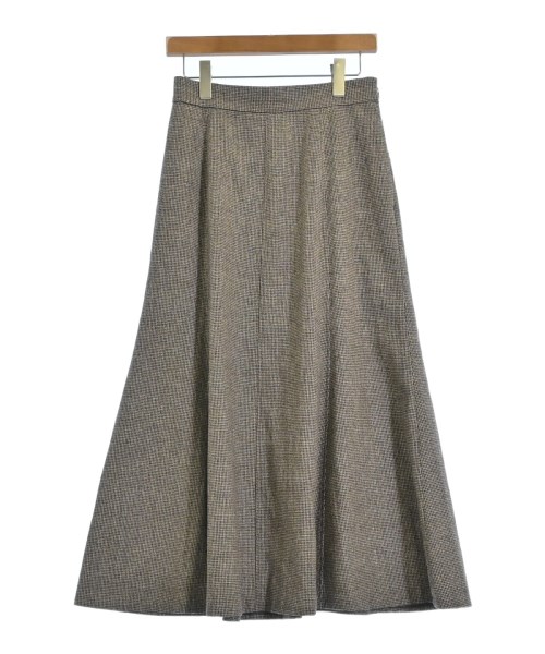 green label relaxing(グリーンレーベルリラクシング)ロング・マキシ丈スカート 茶 サイズ:40(M位)/2200675581127