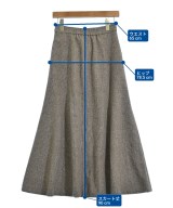 green label relaxing（グリーンレーベルリラクシング）ロング・マキシ丈スカート 茶 サイズ:40(M位) レディース/2200675581127