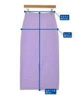 green label relaxing（グリーンレーベルリラクシング）ロング・マキシ丈スカート 紫 サイズ:36(S位) レディース/2200675751025