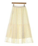 green label relaxing（グリーンレーベルリラクシング）ロング・マキシ丈スカート 白 サイズ:F レディース/2200675751049