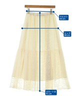 green label relaxing（グリーンレーベルリラクシング）ロング・マキシ丈スカート 白 サイズ:F レディース/2200675751049