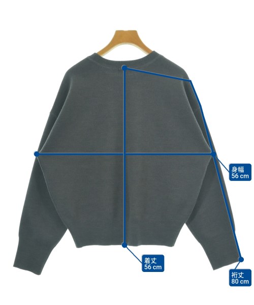 green label relaxing（グリーンレーベルリラクシング）ニット・セーター グレー サイズ:F レディース/2200676490015