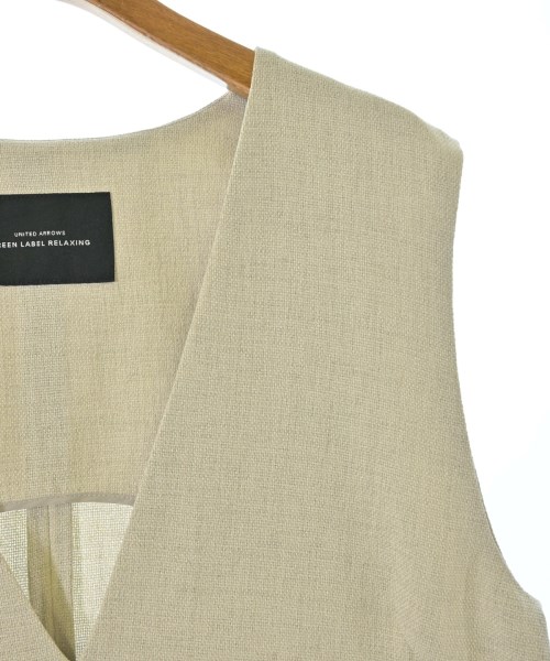 green label relaxing（グリーンレーベルリラクシング）ベスト ベージュ サイズ:-(XL位) レディース/2200679960034