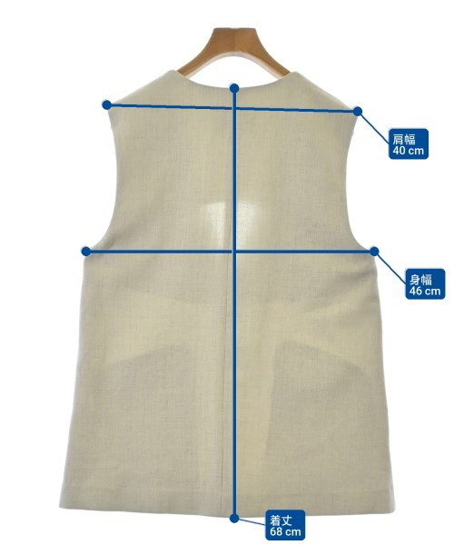 green label relaxing（グリーンレーベルリラクシング）ベスト ベージュ サイズ:-(XL位) レディース/2200679960034