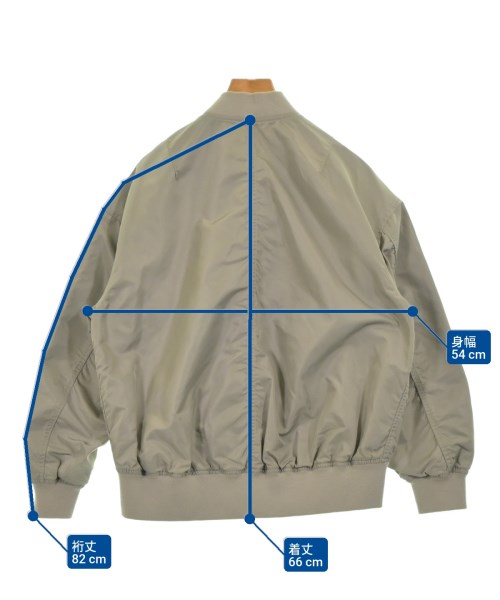 green label relaxing（グリーンレーベルリラクシング）ミリタリーブルゾン グレー サイズ:36(S位) レディース/2200675656016