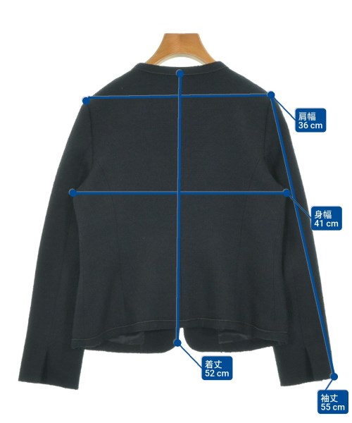 green label relaxing（グリーンレーベルリラクシング）ノーカラージャケット 紺 サイズ:38(M位) レディース/2200675656023