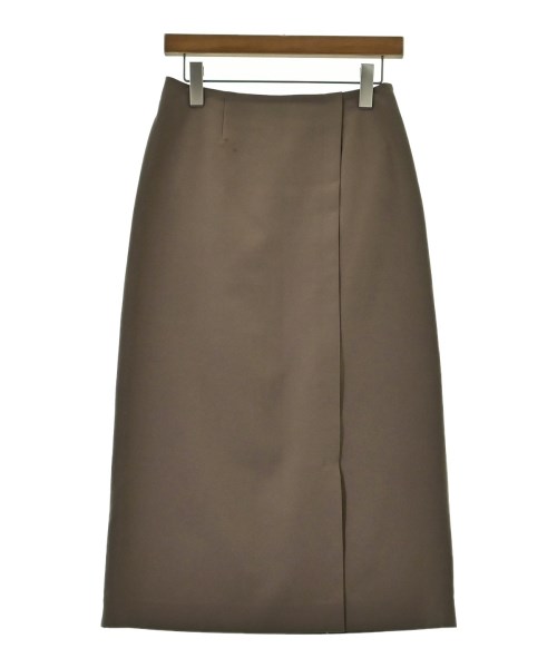 green label relaxing(グリーンレーベルリラクシング)ロング・マキシ丈スカート 茶 サイズ:38(M位)/2200675882170