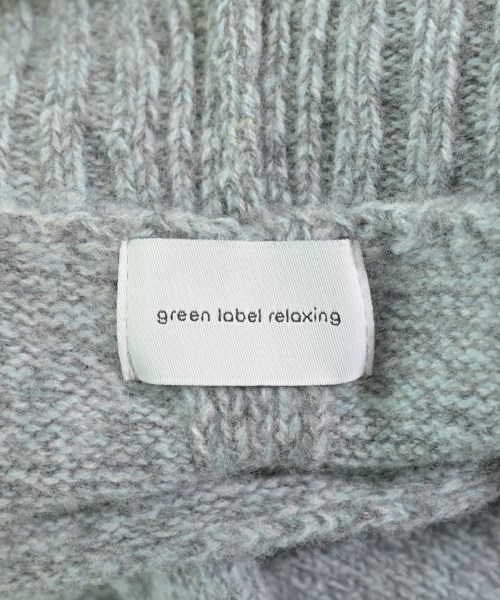 green label relaxing（グリーンレーベルリラクシング）ニット・セーター グレー サイズ:F レディース/2200676035063