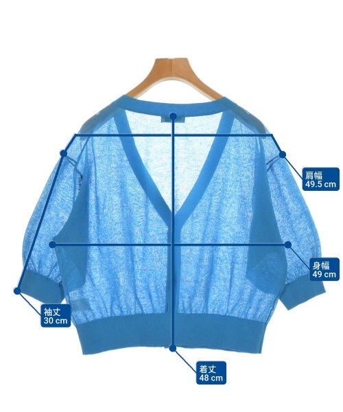 green label relaxing（グリーンレーベルリラクシング）カーディガン 青 サイズ:-(M位) レディース/2200675276061