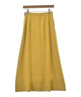 green label relaxing（グリーンレーベルリラクシング）ロング・マキシ丈スカート 黄 サイズ:38(M位) レディース/2200676110081