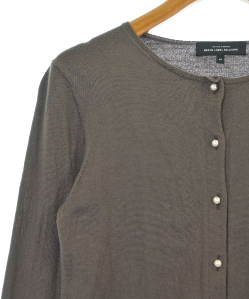 green label relaxing（グリーンレーベルリラクシング）カーディガン 茶 サイズ:40(M位) レディース/2200676692044
