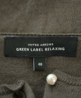 green label relaxing（グリーンレーベルリラクシング）カーディガン 茶 サイズ:40(M位) レディース/2200676692044
