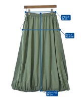 green label relaxing（グリーンレーベルリラクシング）ロング・マキシ丈スカート 緑 サイズ:-(M位) レディース/2200676723090