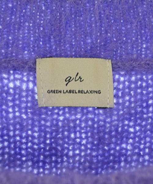 green label relaxing（グリーンレーベルリラクシング）ニット・セーター 紫 サイズ:F レディース/2200676700084