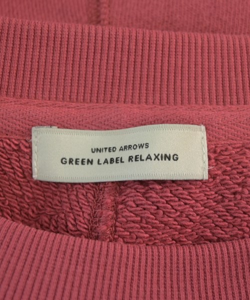 green label relaxing（グリーンレーベルリラクシング）スウェット 赤 サイズ:F レディース/2200675906173