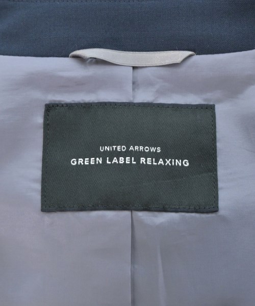 green label relaxing（グリーンレーベルリラクシング）ノーカラージャケット 紺 サイズ:36(S位) レディース/2200676575026
