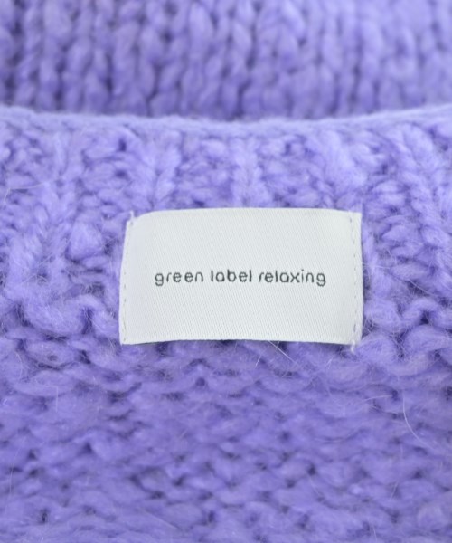 green label relaxing（グリーンレーベルリラクシング）ニット・セーター 紫 サイズ:F レディース/2200677700014