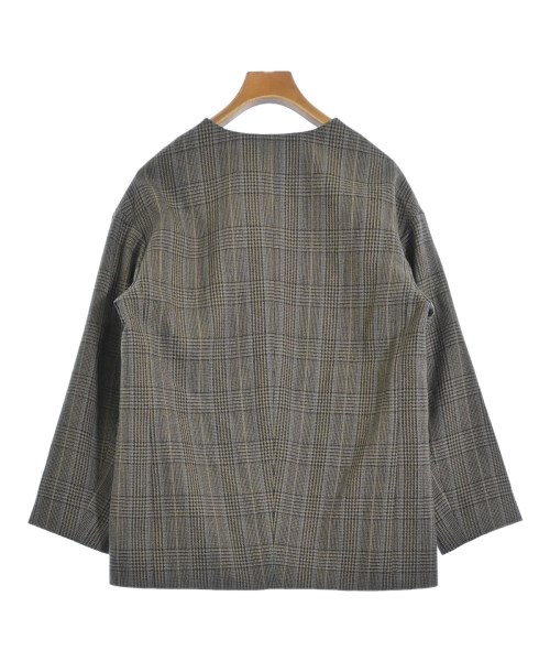 green label relaxing（グリーンレーベルリラクシング）ノーカラージャケット 茶 サイズ:36(S位) レディース/2200677801148