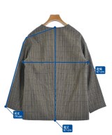 green label relaxing（グリーンレーベルリラクシング）ノーカラージャケット 茶 サイズ:36(S位) レディース/2200677801148