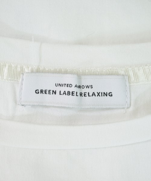 green label relaxing（グリーンレーベルリラクシング）Tシャツ・カットソー 白 サイズ:F レディース/2200685020067