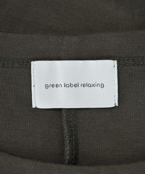green label relaxing（グリーンレーベルリラクシング）Tシャツ・カットソー カーキ サイズ:F レディース/2200685020098