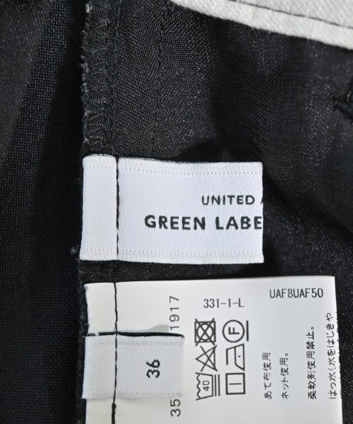 green label relaxing（グリーンレーベルリラクシング）スラックス 黒 サイズ:36(S位) レディース/2200690095043