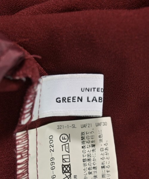 green label relaxing（グリーンレーベルリラクシング）ワンピース 赤 サイズ:F レディース/2200692459027