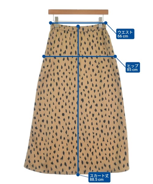 green label relaxing（グリーンレーベルリラクシング）ロング・マキシ丈スカート ベージュ サイズ:-(M位) レディース/2200691118017