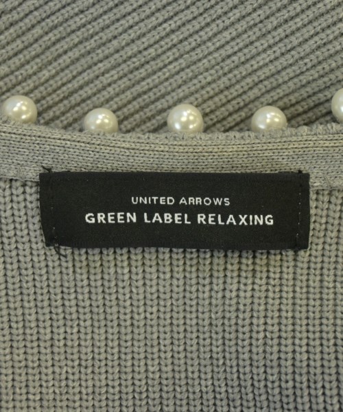 green label relaxing（グリーンレーベルリラクシング）カーディガン グレー サイズ:F レディース/2200687835034