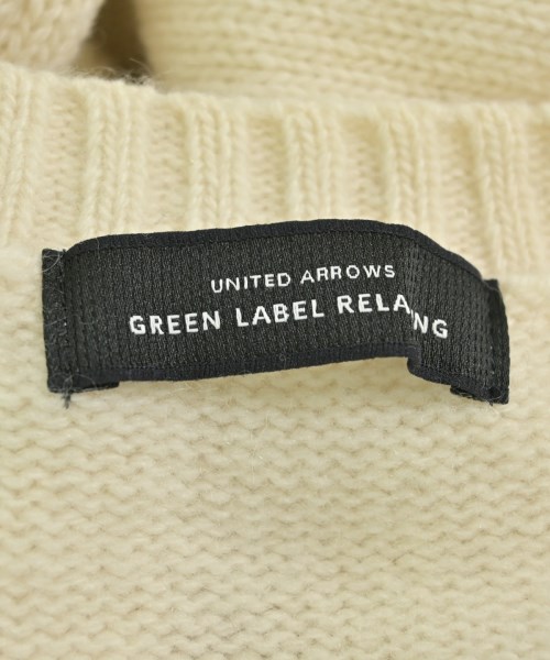 green label relaxing（グリーンレーベルリラクシング）ニット・セーター 白 サイズ:F レディース/2200690182071