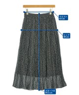 green label relaxing（グリーンレーベルリラクシング）ロング・マキシ丈スカート 黒 サイズ:F レディース/2200691654034