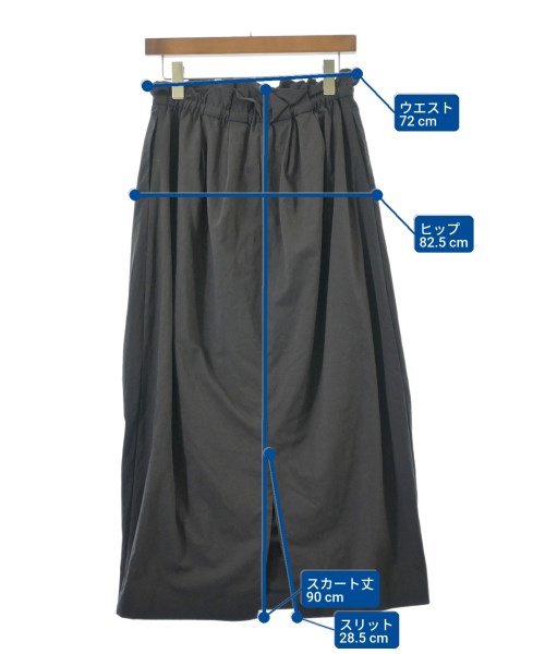 green label relaxing（グリーンレーベルリラクシング）ロング・マキシ丈スカート 黒 サイズ:-(M位) レディース/2200689194122