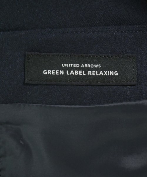 green label relaxing（グリーンレーベルリラクシング）ひざ丈スカート 紺 サイズ:42(L位) レディース/2200689194153