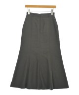 green label relaxing（グリーンレーベルリラクシング）ロング・マキシ丈スカート グレー サイズ:36(S位) レディース/2200686304173