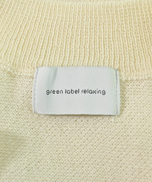 green label relaxing（グリーンレーベルリラクシング）カーディガン 黄 サイズ:F レディース/2200686797142