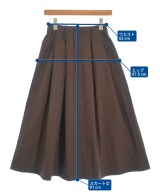 green label relaxing（グリーンレーベルリラクシング）ロング・マキシ丈スカート 茶 サイズ:36(S位) レディース/2200691438030