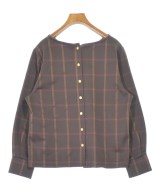 green label relaxing（グリーンレーベルリラクシング）ブラウス 茶 サイズ:F レディース/2200692493021