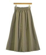 green label relaxing（グリーンレーベルリラクシング）ロング・マキシ丈スカート カーキ サイズ:36(S位) レディース/2200690834031