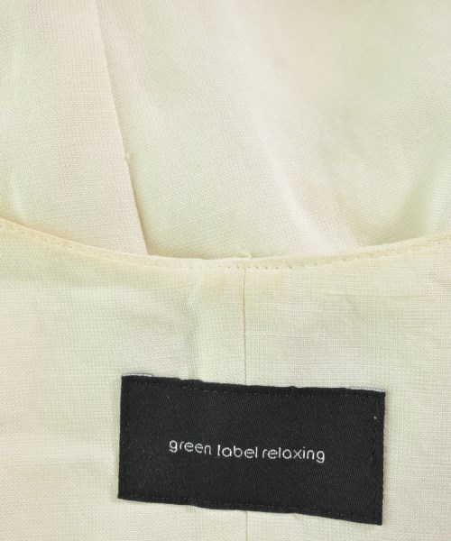 green label relaxing（グリーンレーベルリラクシング）ノーカラージャケット 白 サイズ:-(M位) レディース/2200691636160
