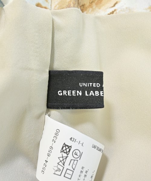 green label relaxing（グリーンレーベルリラクシング）ロング・マキシ丈スカート 白 サイズ:F レディース/2200692374030