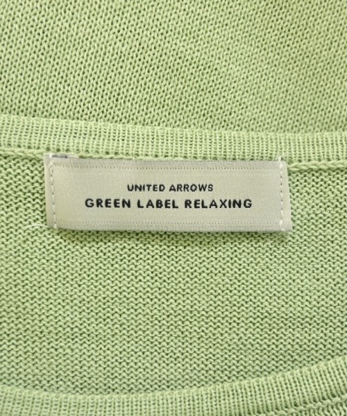 green label relaxing（グリーンレーベルリラクシング）ニット・セーター 緑 サイズ:F レディース/2200693060017