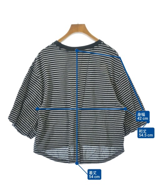 green label relaxing（グリーンレーベルリラクシング）Tシャツ・カットソー 黒 サイズ:F レディース/2200688278069