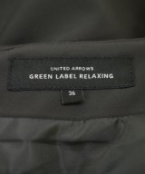 green label relaxing（グリーンレーベルリラクシング）ひざ丈スカート グレー サイズ:36(S位) レディース/2200693585190