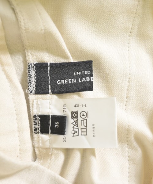 green label relaxing（グリーンレーベルリラクシング）スラックス ベージュ サイズ:36(S位) レディース/2200695940034