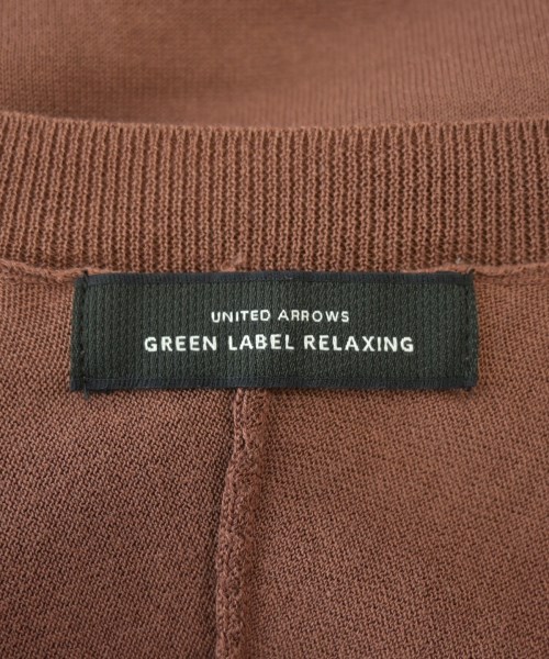green label relaxing（グリーンレーベルリラクシング）カーディガン 茶 サイズ:F レディース/2200695940096