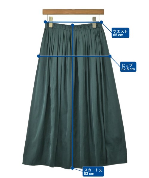 green label relaxing（グリーンレーベルリラクシング）ロング・マキシ丈スカート 緑 サイズ:-(M位) レディース/2200692349045