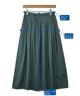 green label relaxing（グリーンレーベルリラクシング）ロング・マキシ丈スカート 緑 サイズ:-(M位) レディース/2200692349045